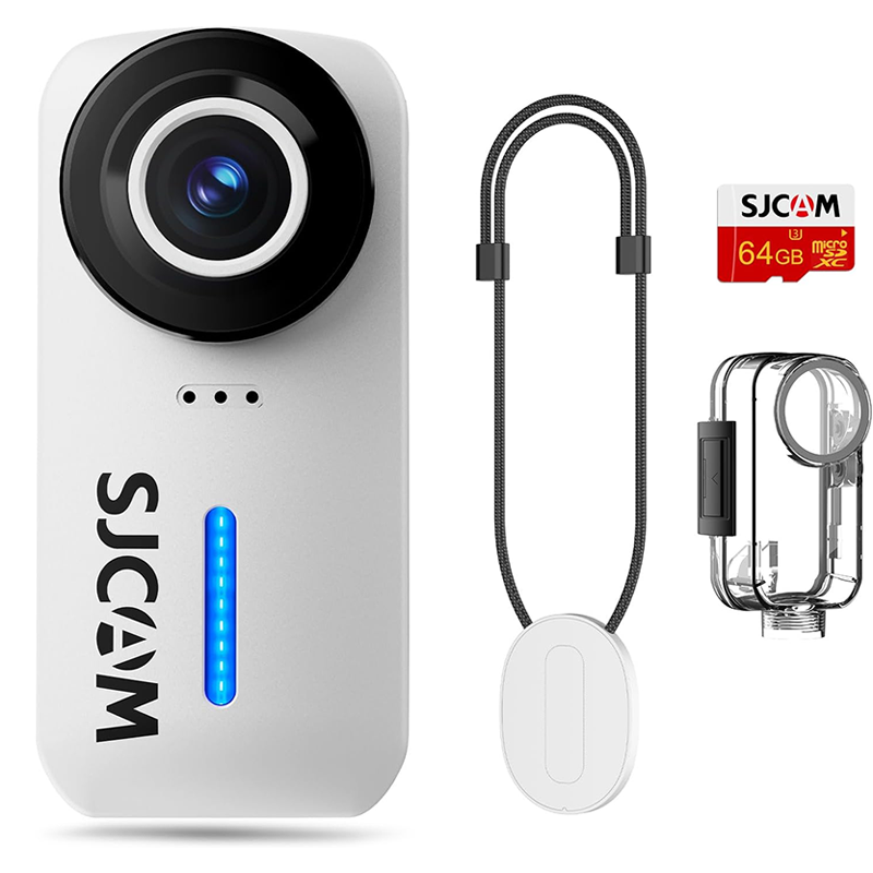 Action Camera Waterproof 30M Without Case - C110 + Plus 64GB SJCAM collier