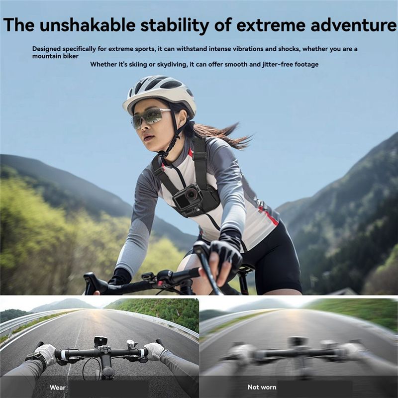 Action Camera Chest Strap Harness Mount - Harnais de poitrine B92B pour X5