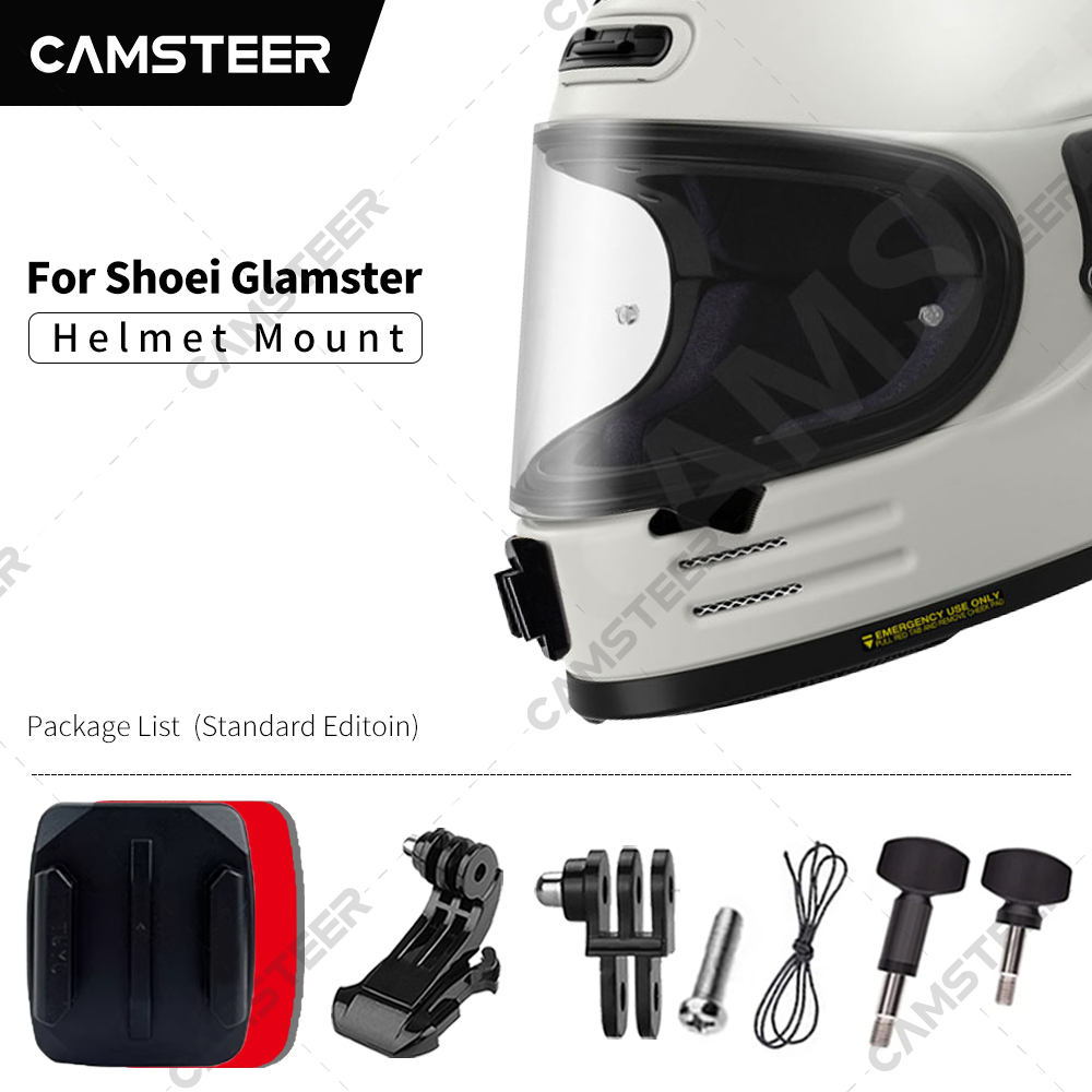 Action Camera Motorcycle Helmet Mount - SHOEI-Menton de casque de moto personnalisé