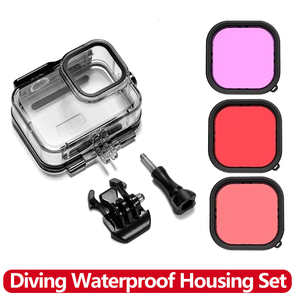 Action Camera Diving Case Underwater 60M - Boîtier étanche sous-marin 60M/196FT pour caméra