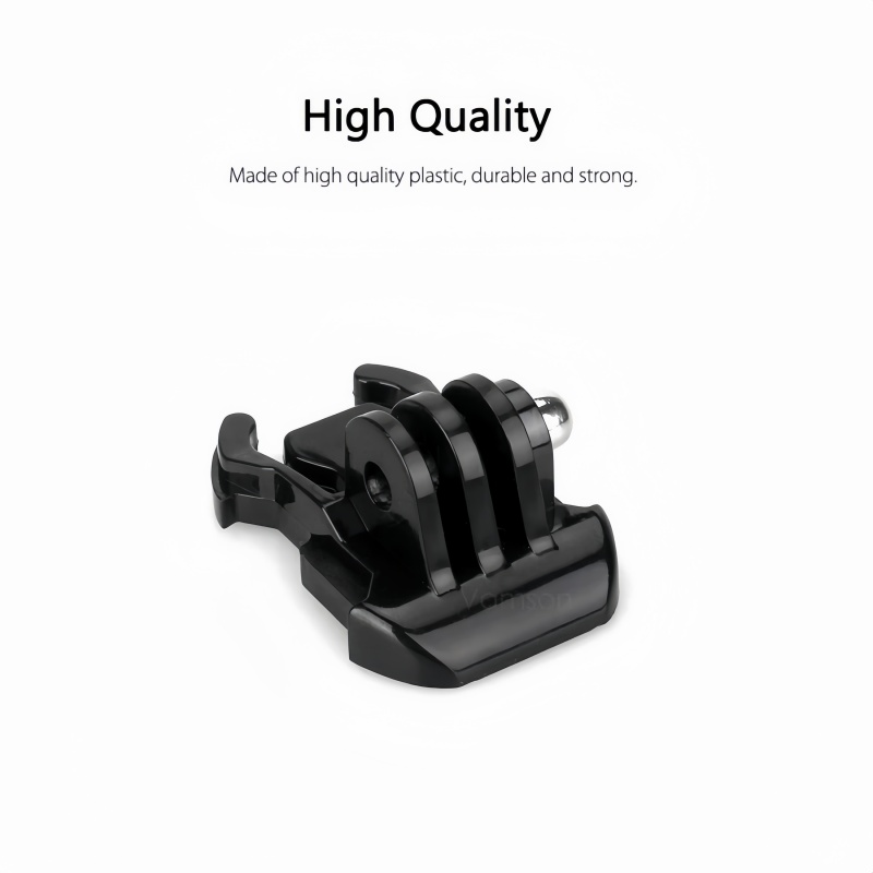 Action Camera Motorcycle Helmet Mount - Clip de fixation rapide universel, base