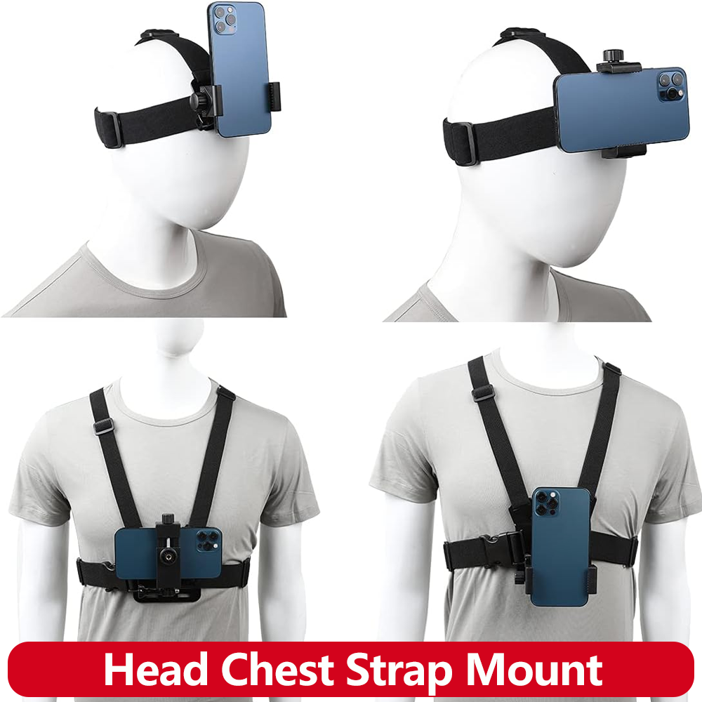 Action Camera Chest Strap Harness Mount - Support de fixation pour téléphone portable