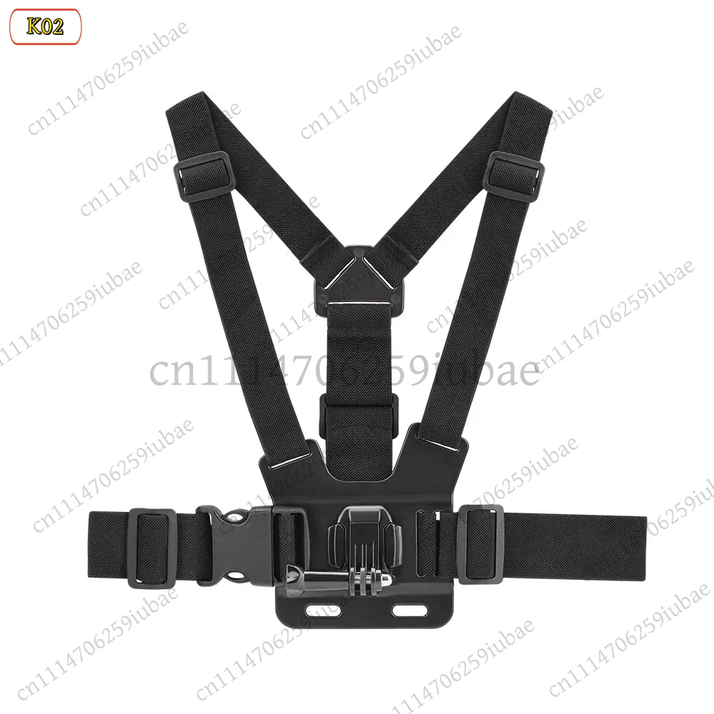 Action Camera Chest Strap Harness Mount - Sangle de fixation pour caméra d'action,
