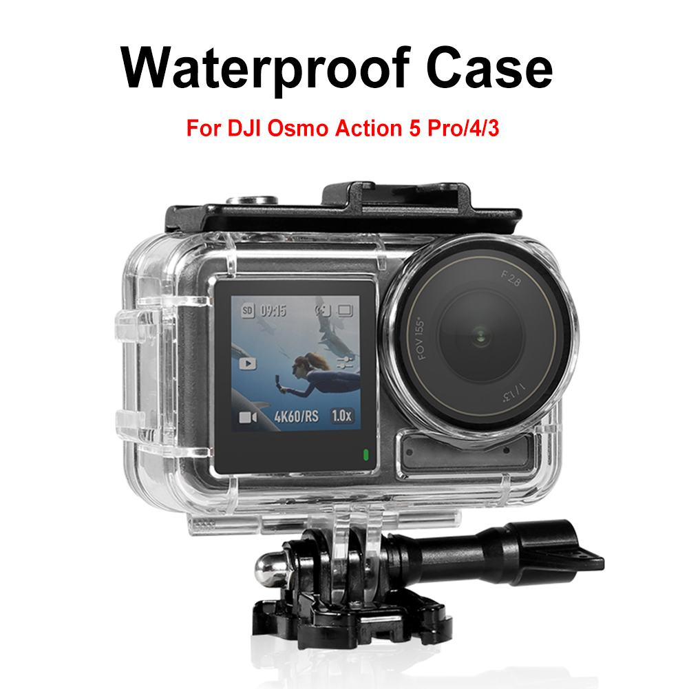 Action Camera Diving Case Underwater 60M - Boîtier étanche pour DJI Osmo Action