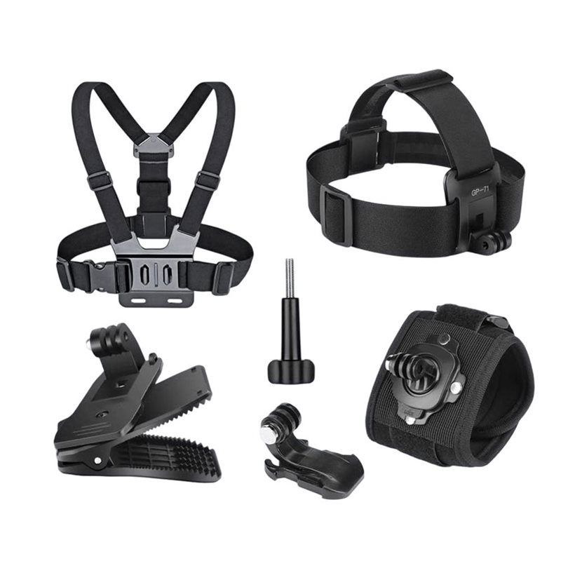 Action Camera Chest Strap Harness Mount - Harnais de fixation sur ceinture de