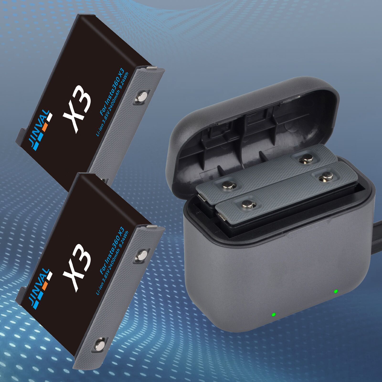 Batteries de remplacement 360  - Action Camera Battery Charger Dual Pack avis et prix