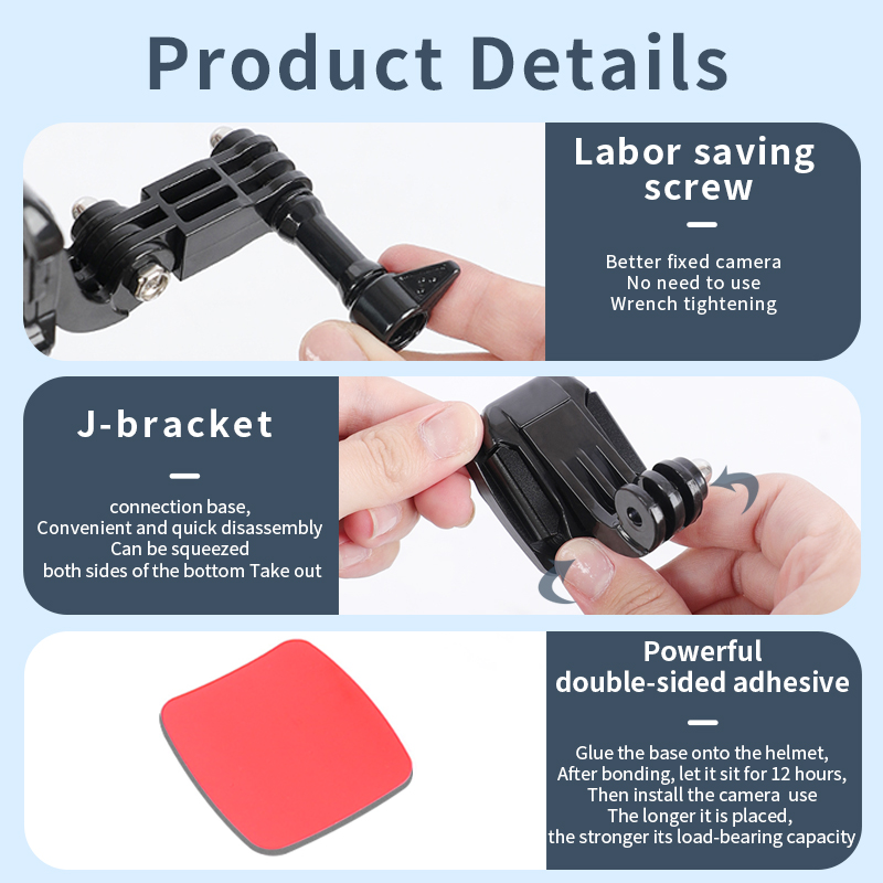 Supports de caméra d'action de - Action Camera Motorcycle Helmet Mount avis et prix