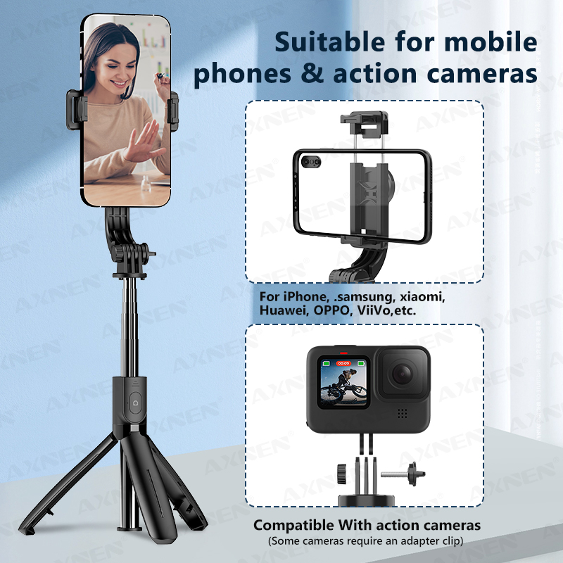 Trépied pour téléphone portabl - Action Camera Selfie Stick Invisible avis et prix