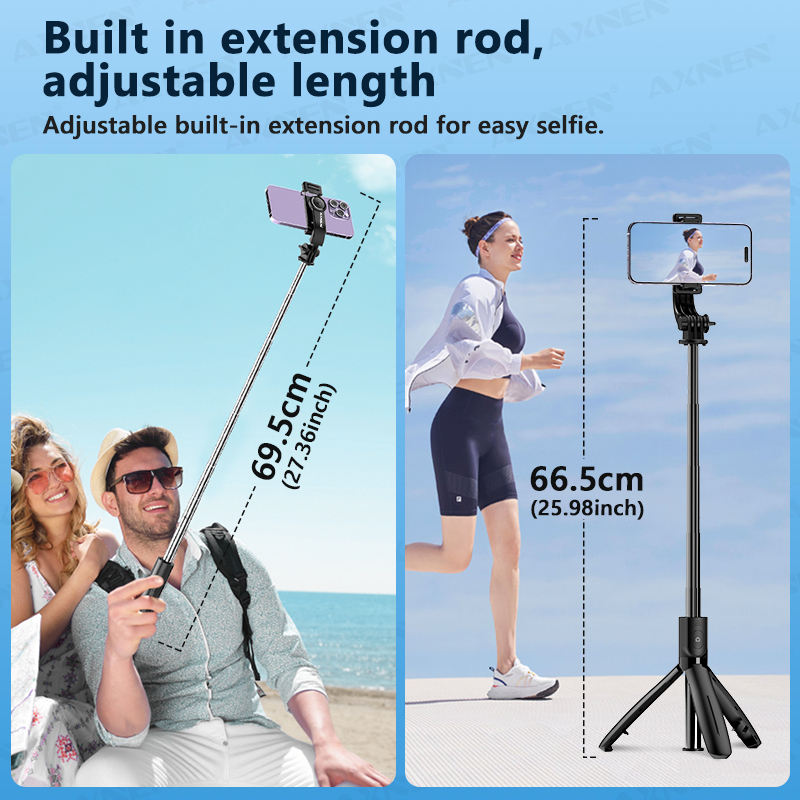 Trépied pour téléphone portabl - Action Camera Selfie Stick Invisible avis et prix