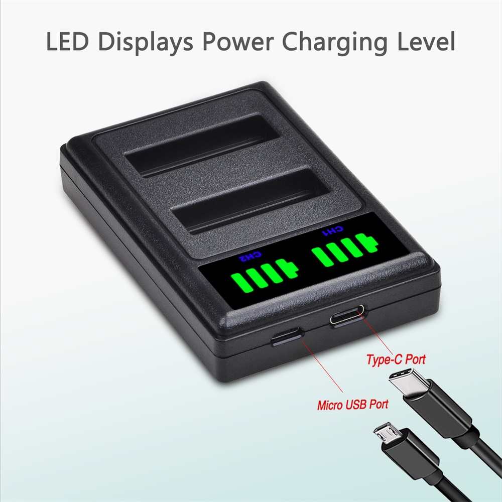 Batterie 1680mAh AHDBT-401 pou - Action Camera Battery Charger Dual Pack avis et prix