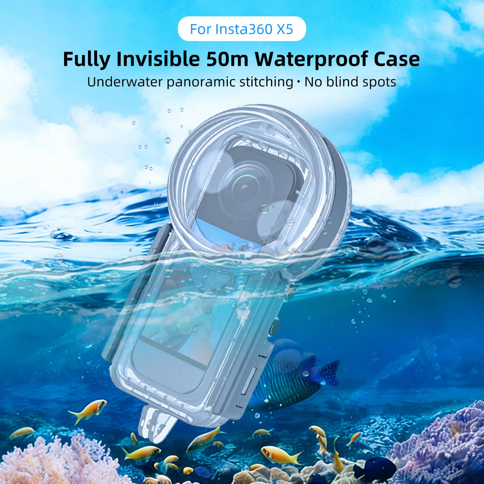 PULUZ pour Insta360 X5 – Boîti - Action Camera Diving Case Underwater 60M avis et prix