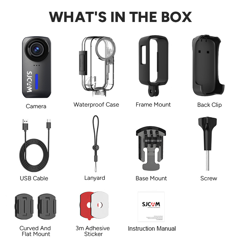SJCAM C110 + 4K 30fps caméra d - Action Camera Waterproof 30M Without Case avis et prix