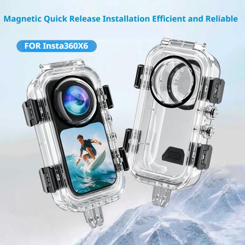 Étui de protection invisible é - Action Camera Diving Case Underwater 60M avis et prix