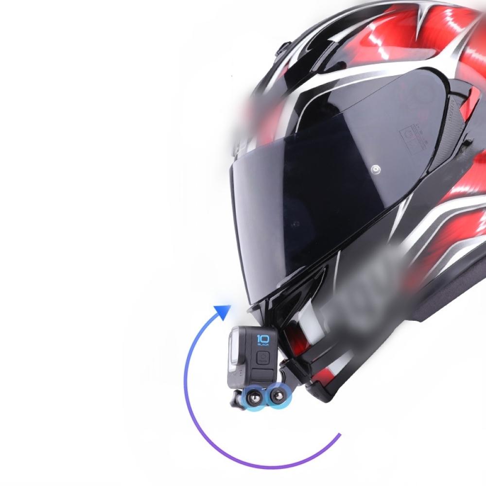 Support de caméra d'action pou - Action Camera Motorcycle Helmet Mount avis et prix