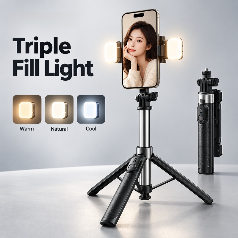Nouveau trépied perche à selfi - Action Camera Selfie Stick Invisible avis et prix