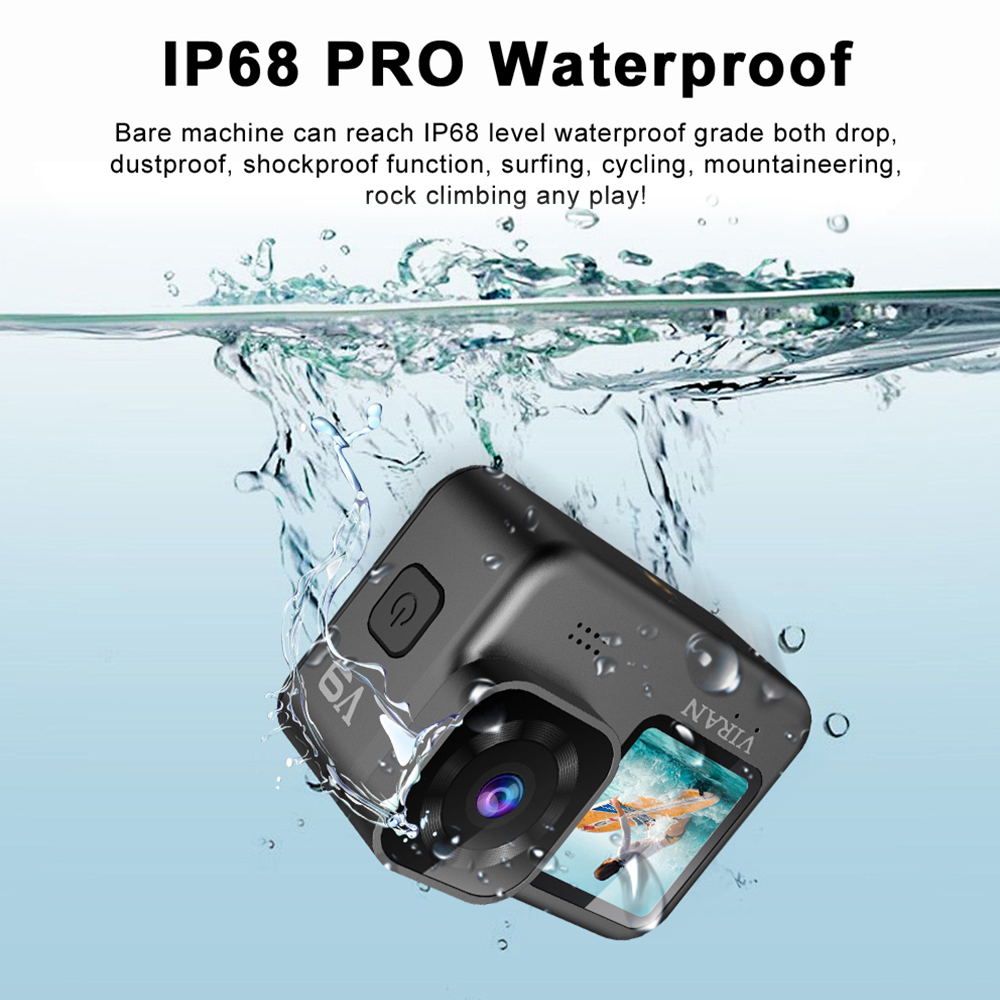Caméra Anti-Shake Wifi V9 4K 6 - Action Camera 4K 60Fps Dual Screen avis et prix
