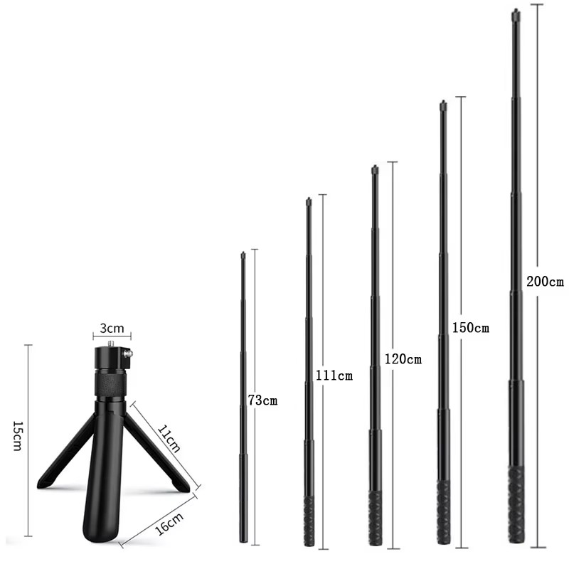 Perche à selfie invisible exte - Action Camera Selfie Stick Invisible avis et prix