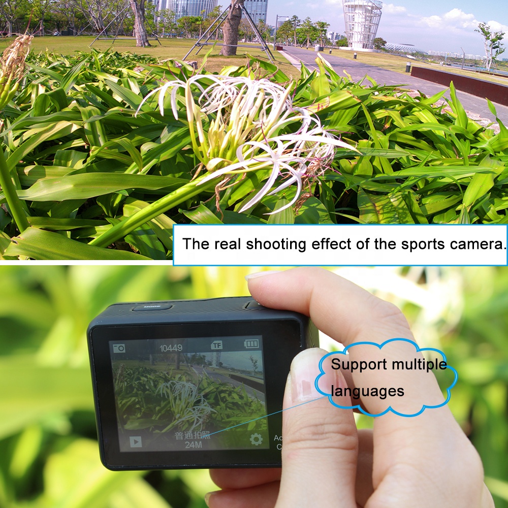 Vente flash à bas prix : camér - Action Camera 4K 60Fps Dual Screen avis et prix