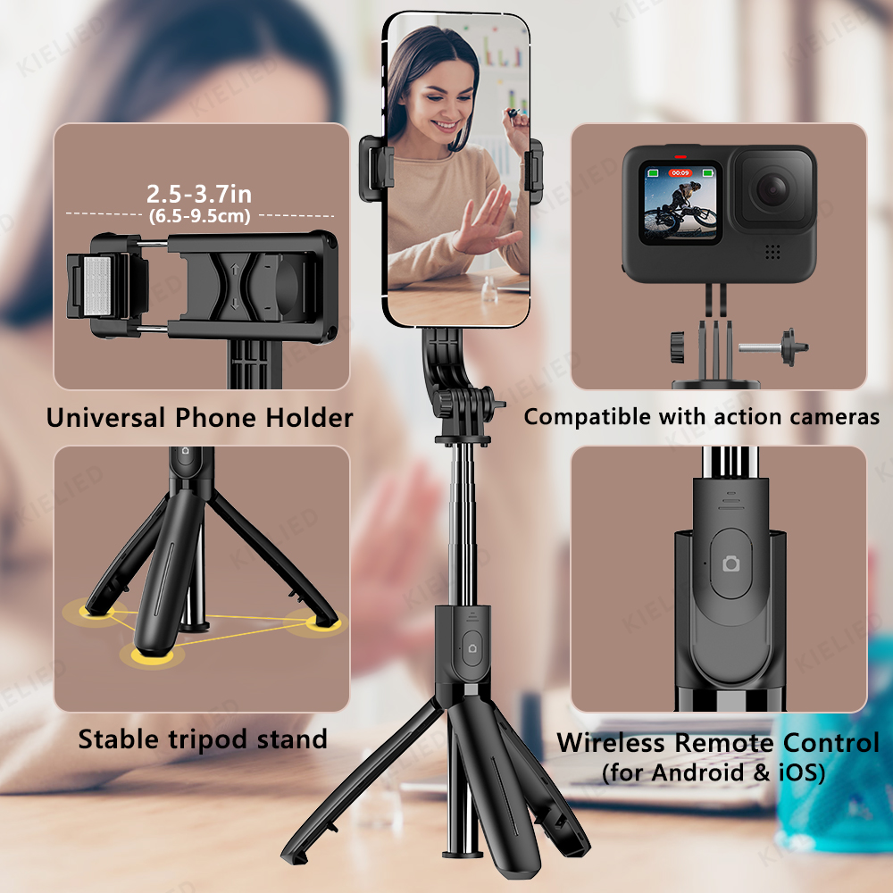 Trépied perche à Selfie pour t - Action Camera Selfie Stick Invisible avis et prix