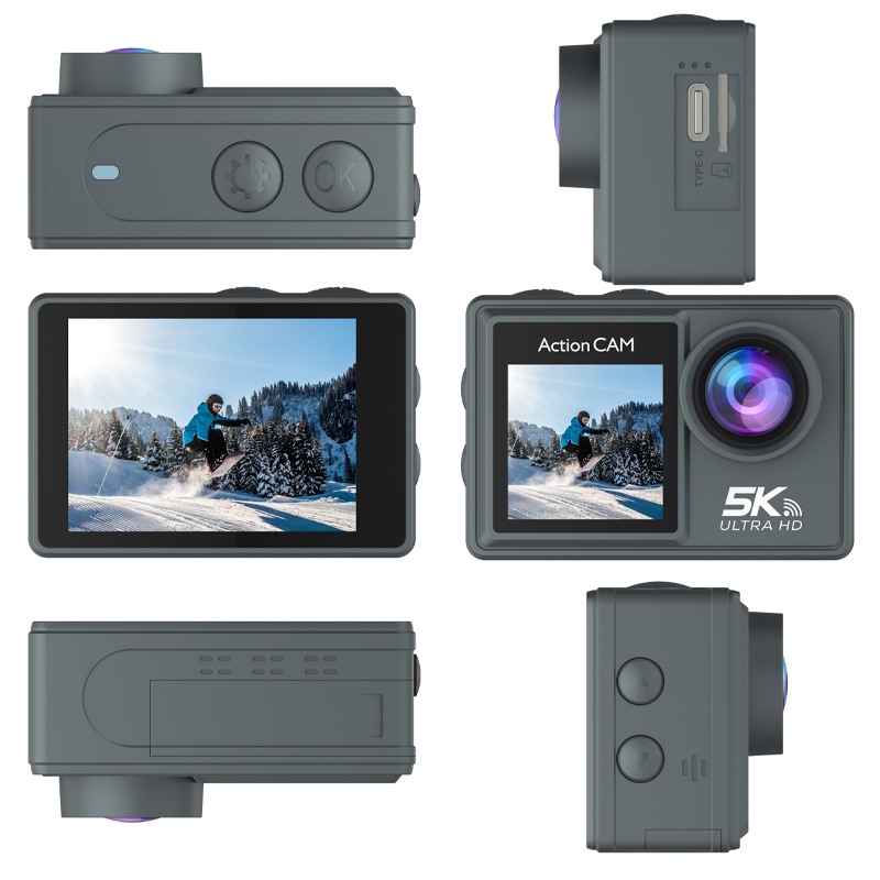 Caméra d'action 5K 5K/30FPS Do - Action Camera 4K 60Fps Dual Screen avis et prix