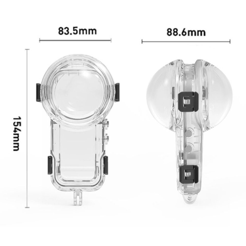 Étui de plongée Invisible 60M, - Action Camera Diving Case Underwater 60M avis et prix