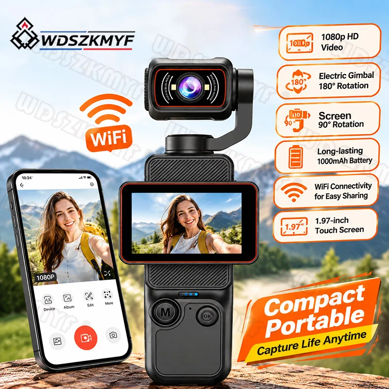 Caméra de vlog de poche Wifi 1 - Action Camera Optical Image Stabilization avis et prix