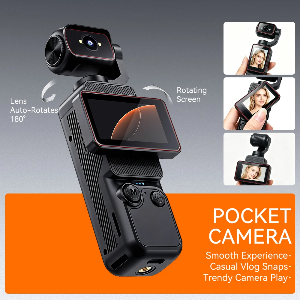 Caméra de vlog de poche Wifi 1 - Action Camera Optical Image Stabilization avis et prix