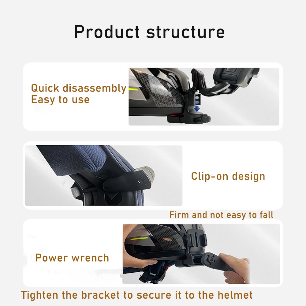 Support de téléphone et caméra - Action Camera Motorcycle Helmet Mount avis et prix