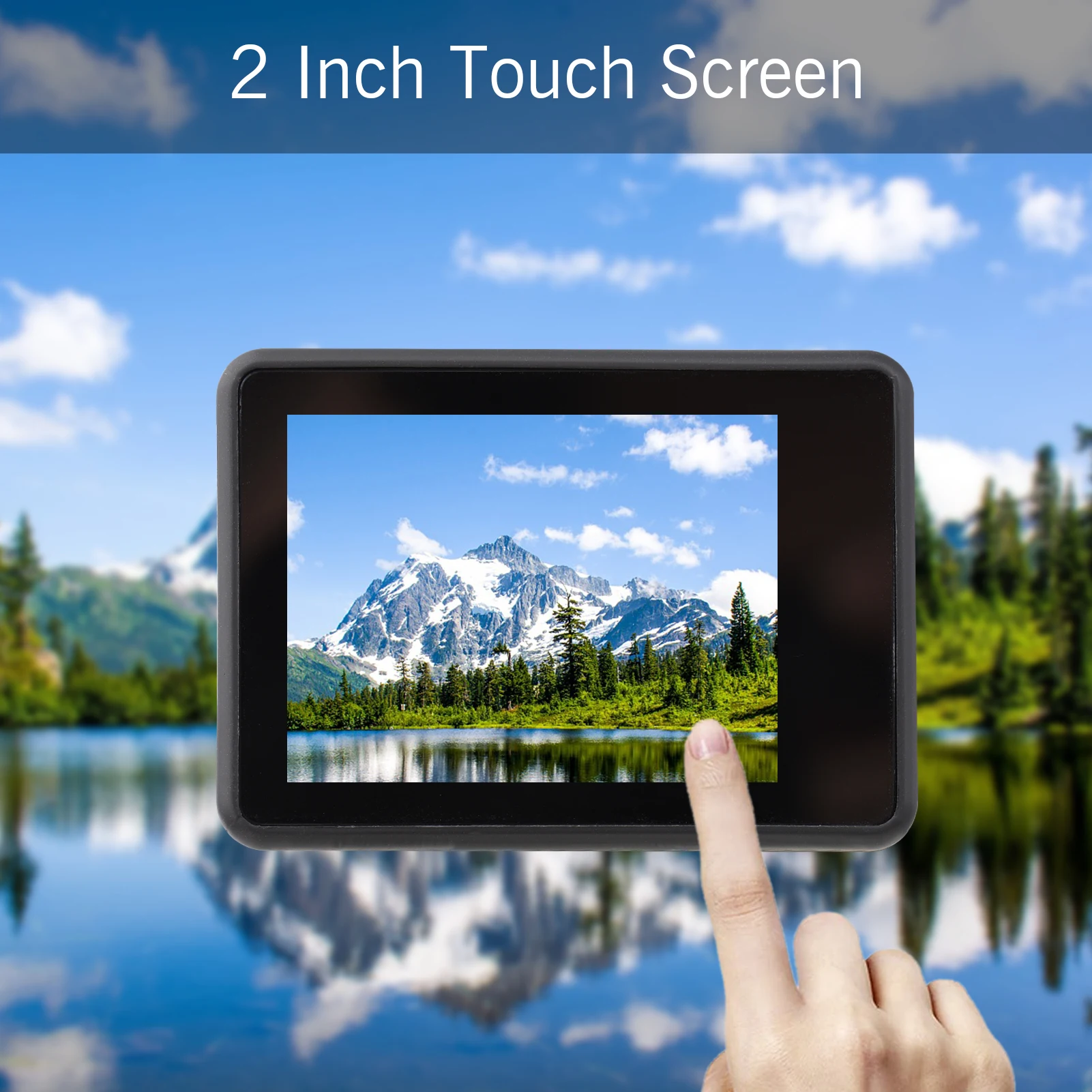 Caméra d'action WiFi étanche à - Action Camera 4K 60Fps Dual Screen avis et prix