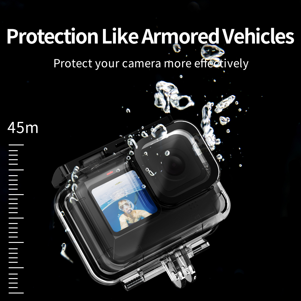 TELESIN – boîtier étanche 60M  - Action Camera Diving Case Underwater 60M avis et prix