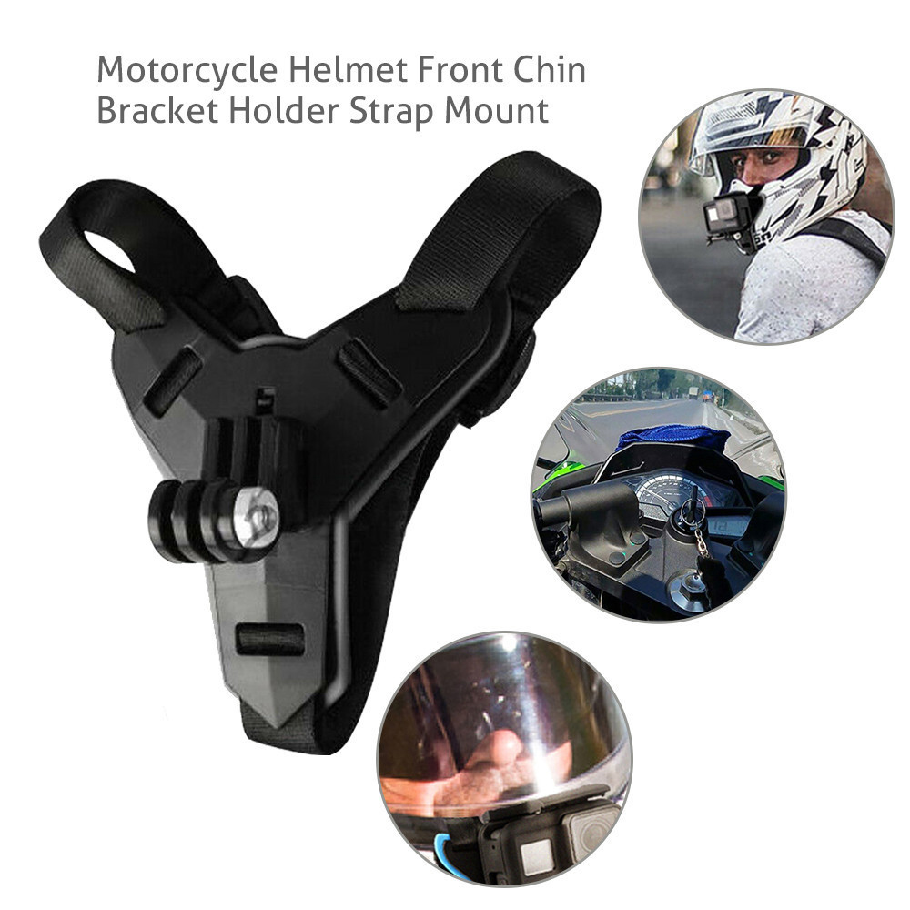Support de mentonnière pour ca - Action Camera Motorcycle Helmet Mount avis et prix