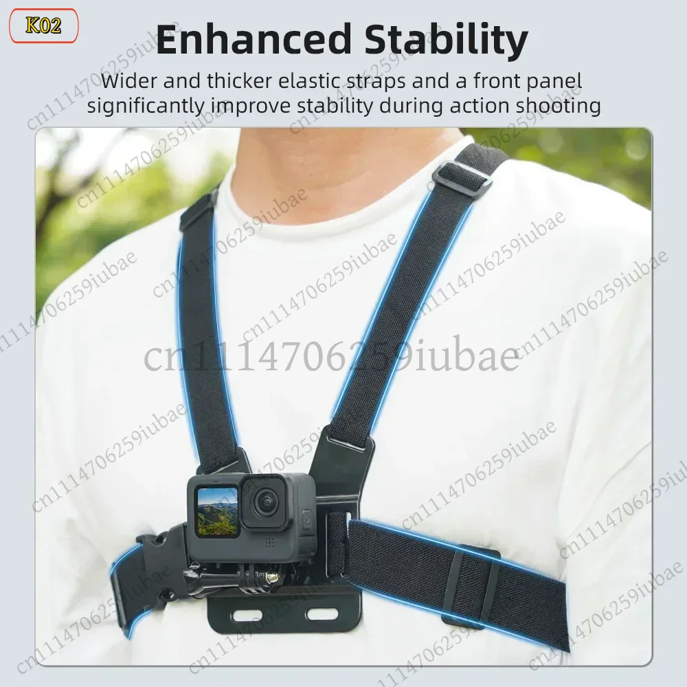Sangle de fixation pour caméra - Action Camera Chest Strap Harness Mount avis et prix