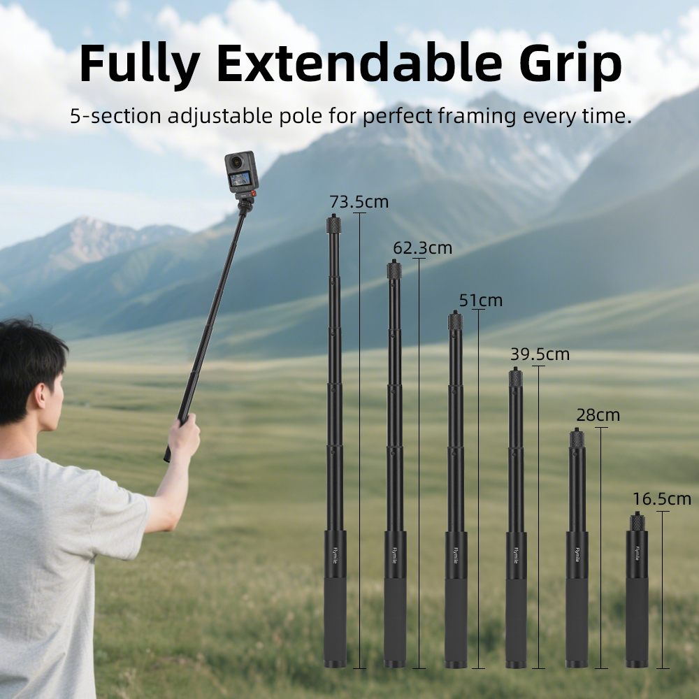 Flymile Selfie Stick Invisible - Action Camera Selfie Stick Invisible avis et prix