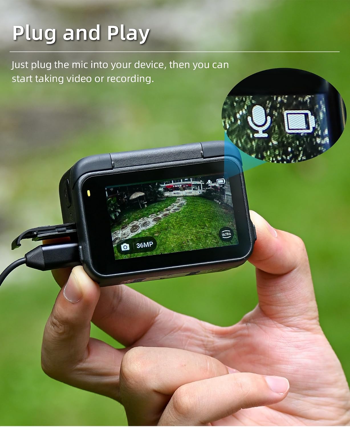 Microphone USB miniature pour  - Action Camera External Microphone Usb avis et prix