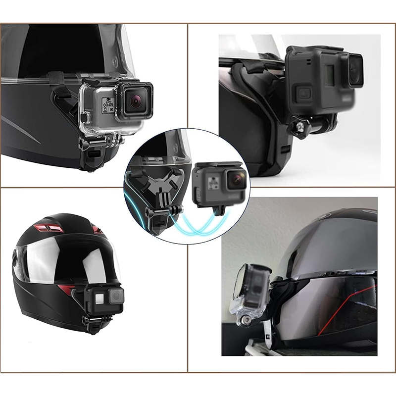 Support de téléphone et de cam - Action Camera Motorcycle Helmet Mount avis et prix