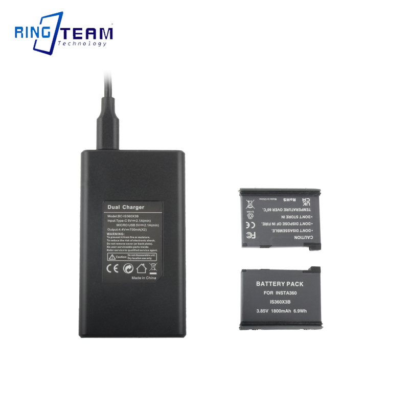 Batterie IS360X3B pour Insta36 - Action Camera Battery Charger Dual Pack avis et prix