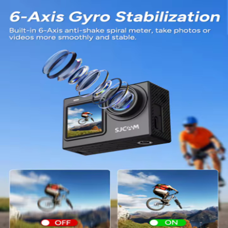 SJCAM SJ6 Pro 4K 60FPS caméra  - Action Camera 4K 60Fps Dual Screen avis et prix