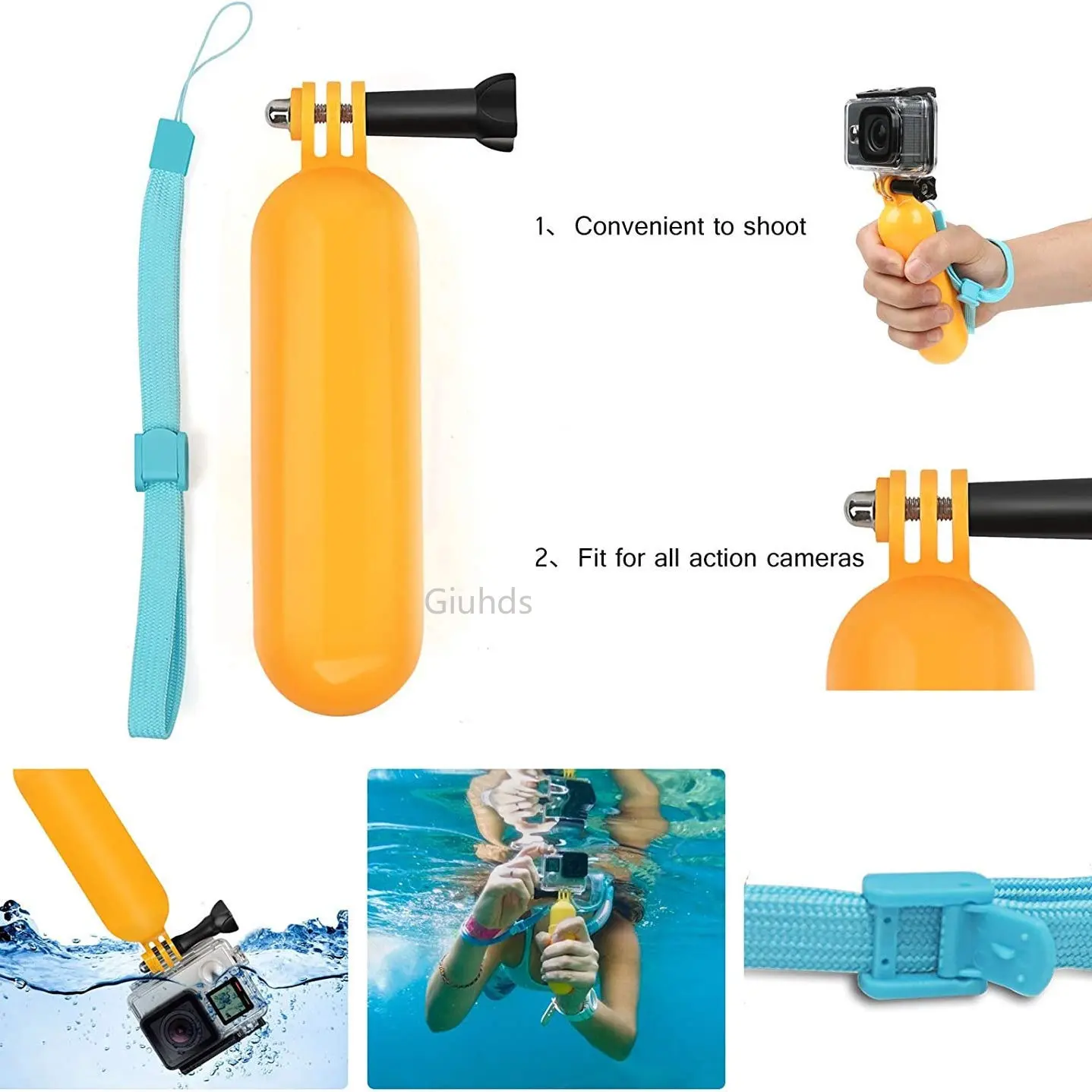 Poignée flottante Portable, bâ - Action Camera Floating Handle Grip avis et prix