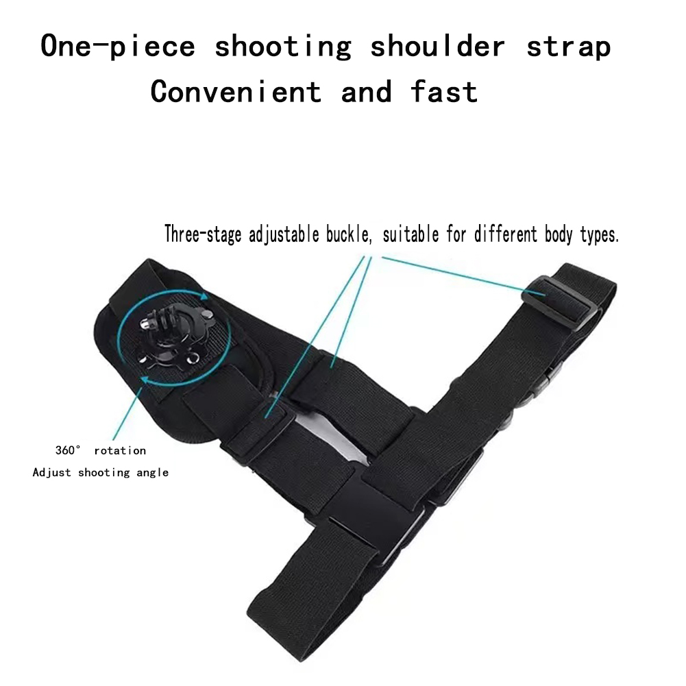 Bandoulière pour caméra d'acti - Action Camera Chest Strap Harness Mount avis et prix
