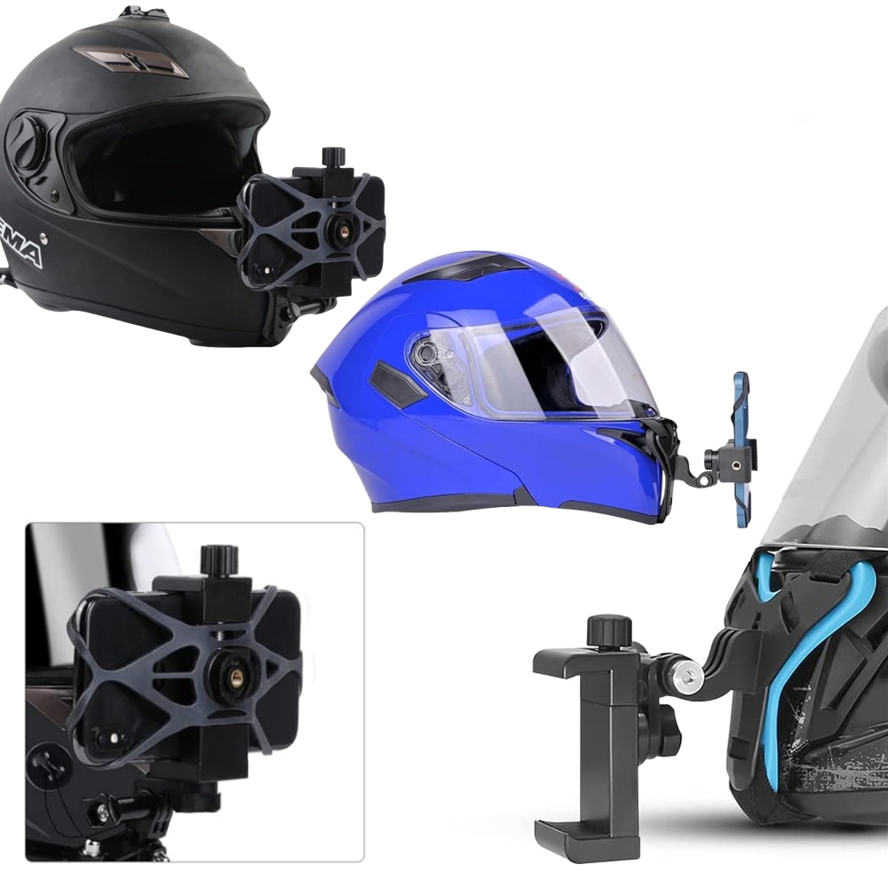 Support de téléphone pour casq - Action Camera Motorcycle Helmet Mount avis et prix