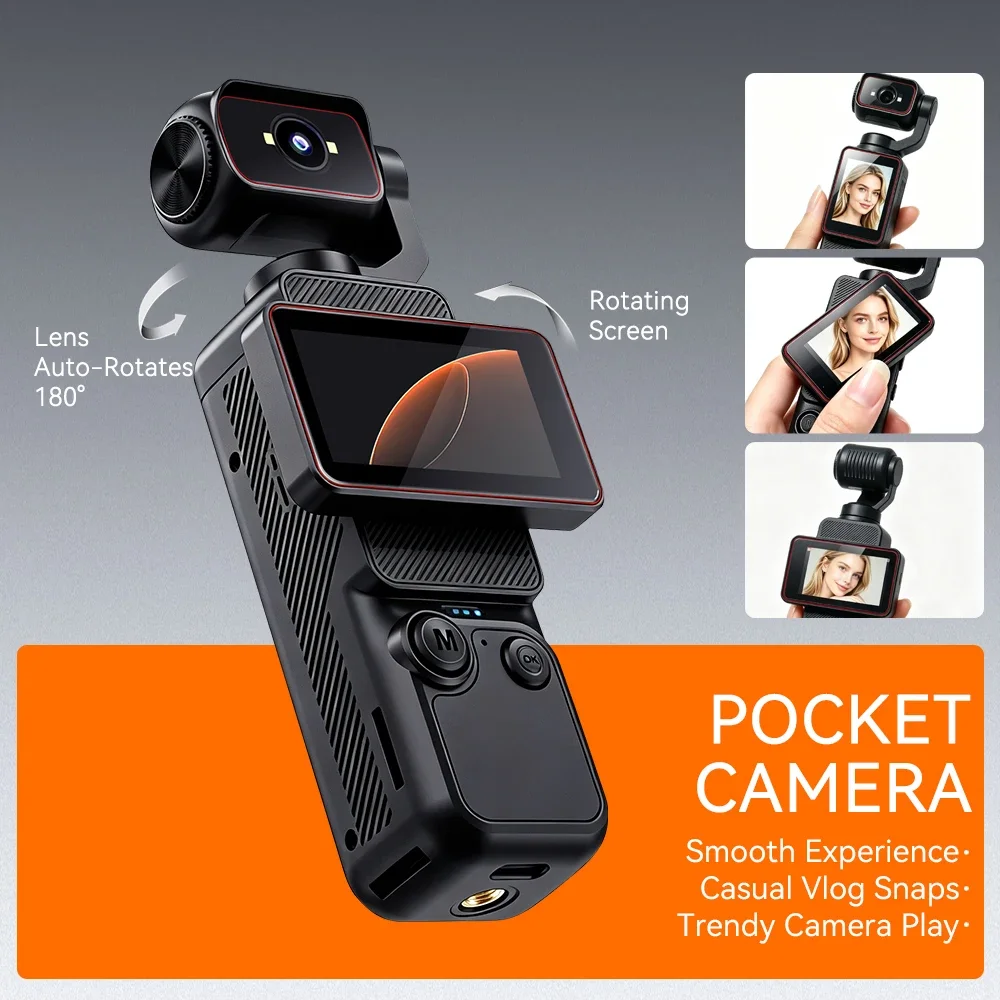 Caméra d'action 1080p 180 °    - Action Camera Optical Image Stabilization avis et prix