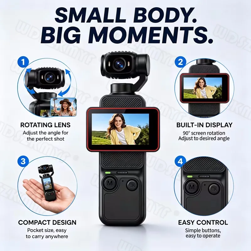 Caméra d'action WIFI 1080P ave - Action Camera Optical Image Stabilization avis et prix