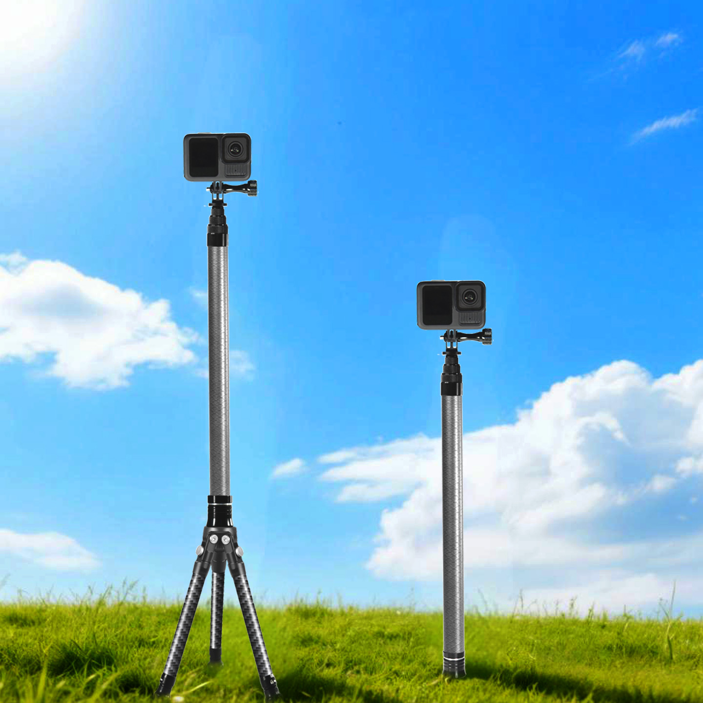 Perche à Selfie Invisible en F - Action Camera Selfie Stick Invisible avis et prix