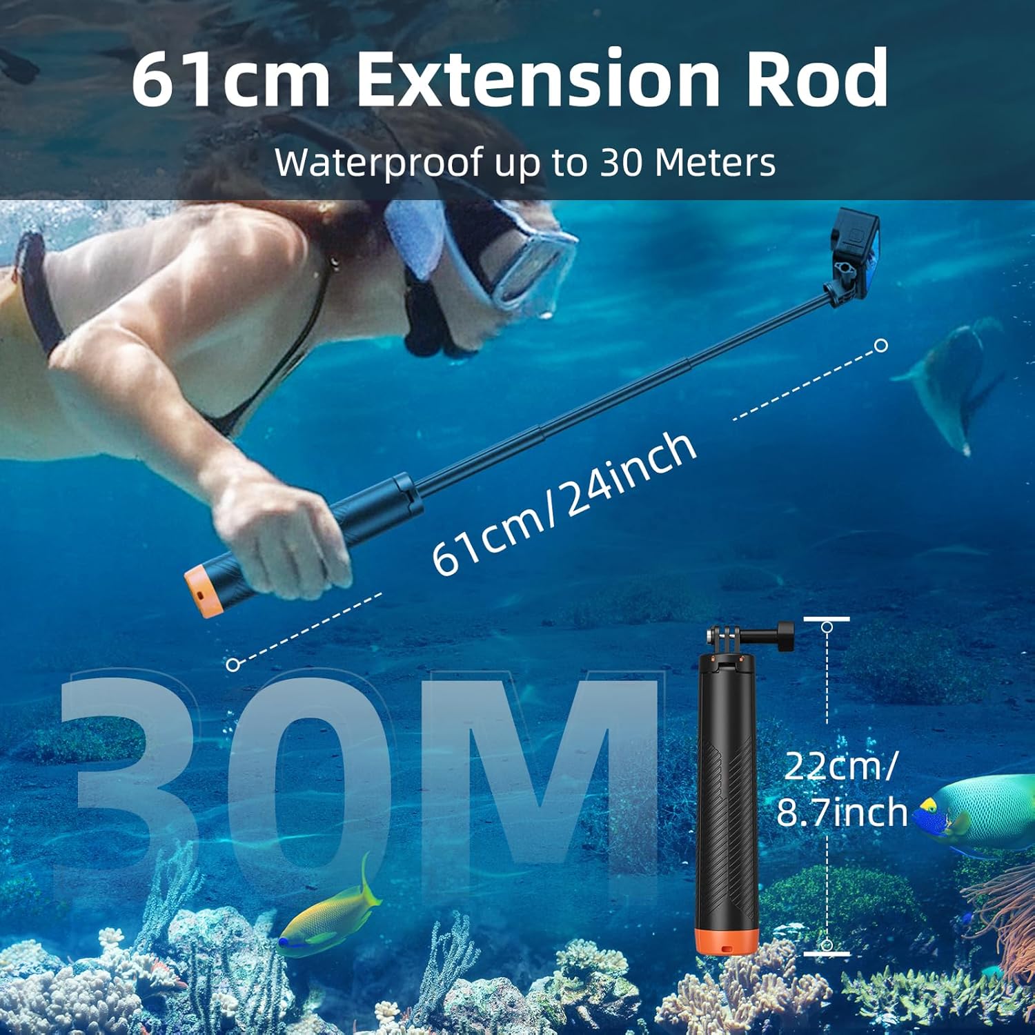 Trépied flottant 4 en 1 pour G - Action Camera Floating Handle Grip avis et prix