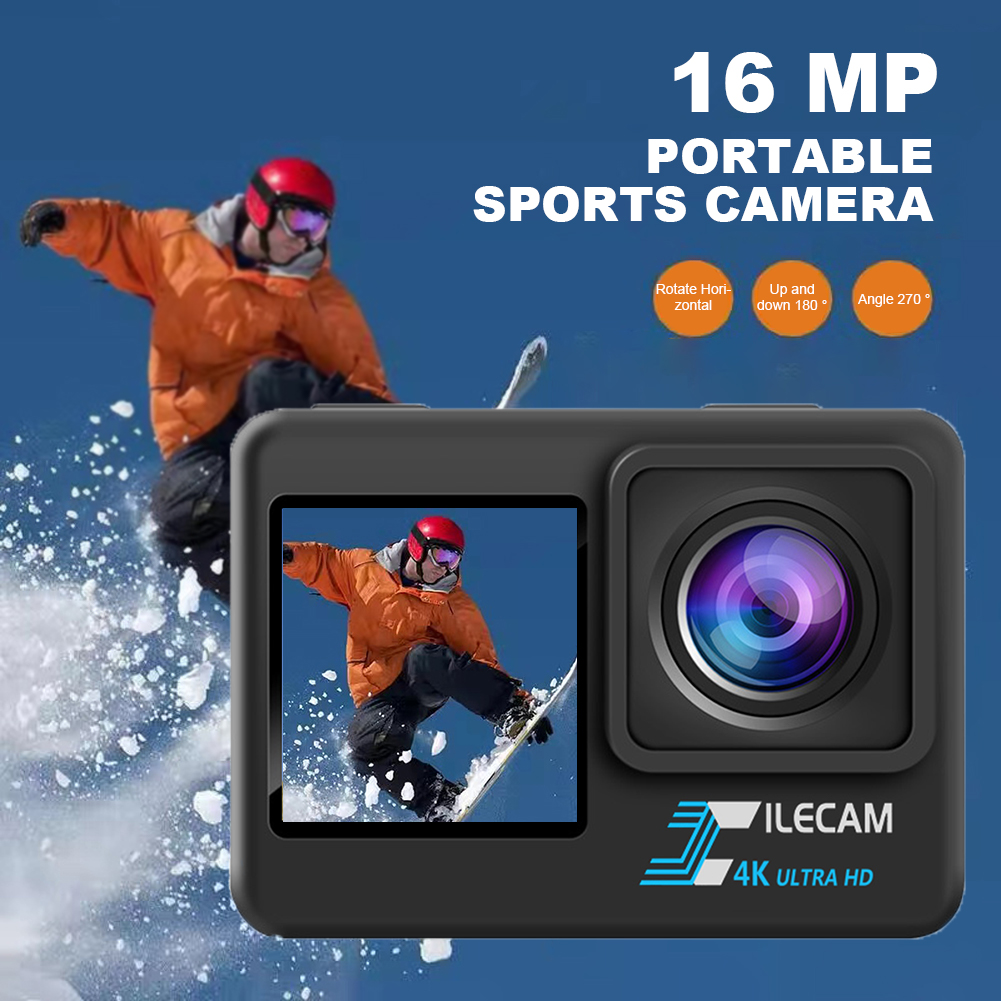 Caméra de sport de plein air U - Action Camera 4K 60Fps Dual Screen avis et prix