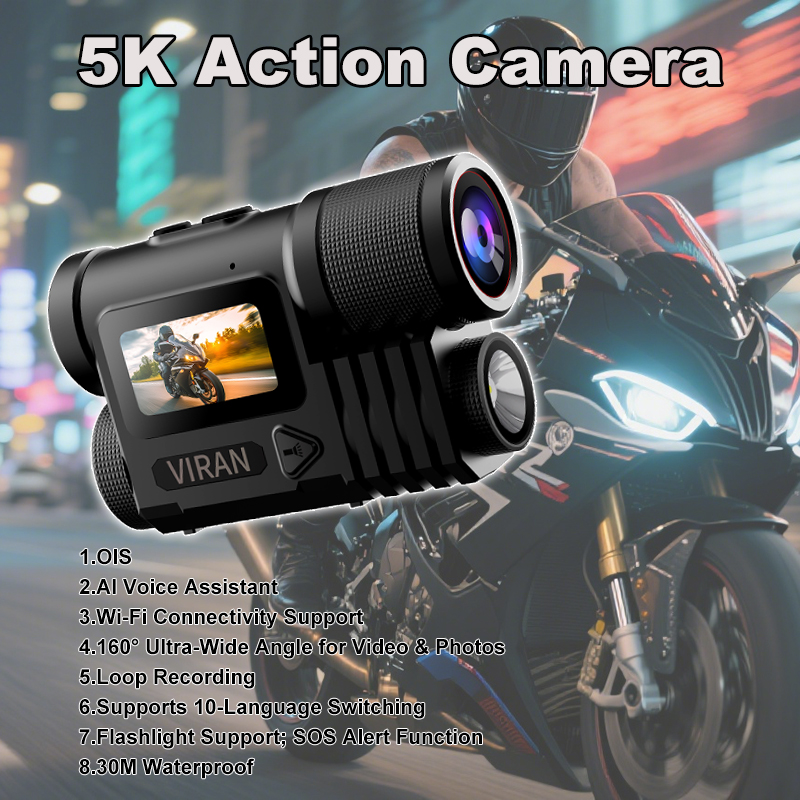 Caméra d'action 5K 30M étanche - Action Camera Optical Image Stabilization avis et prix