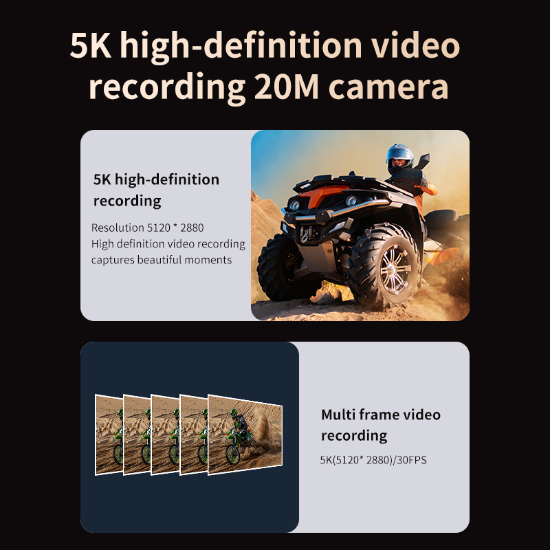 Caméra d'action 5K 30M étanche - Action Camera Optical Image Stabilization avis et prix