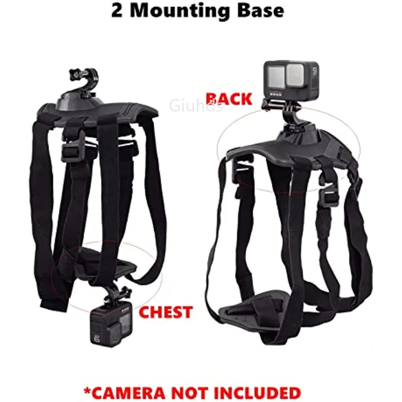 Bande de chien réglable pour G - Action Camera Chest Strap Harness Mount avis et prix