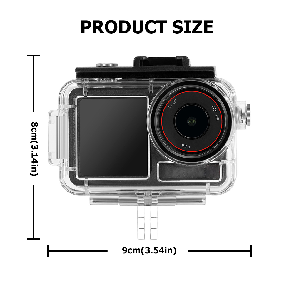 Boîtier étanche pour la plongé - Action Camera Diving Case Underwater 60M avis et prix