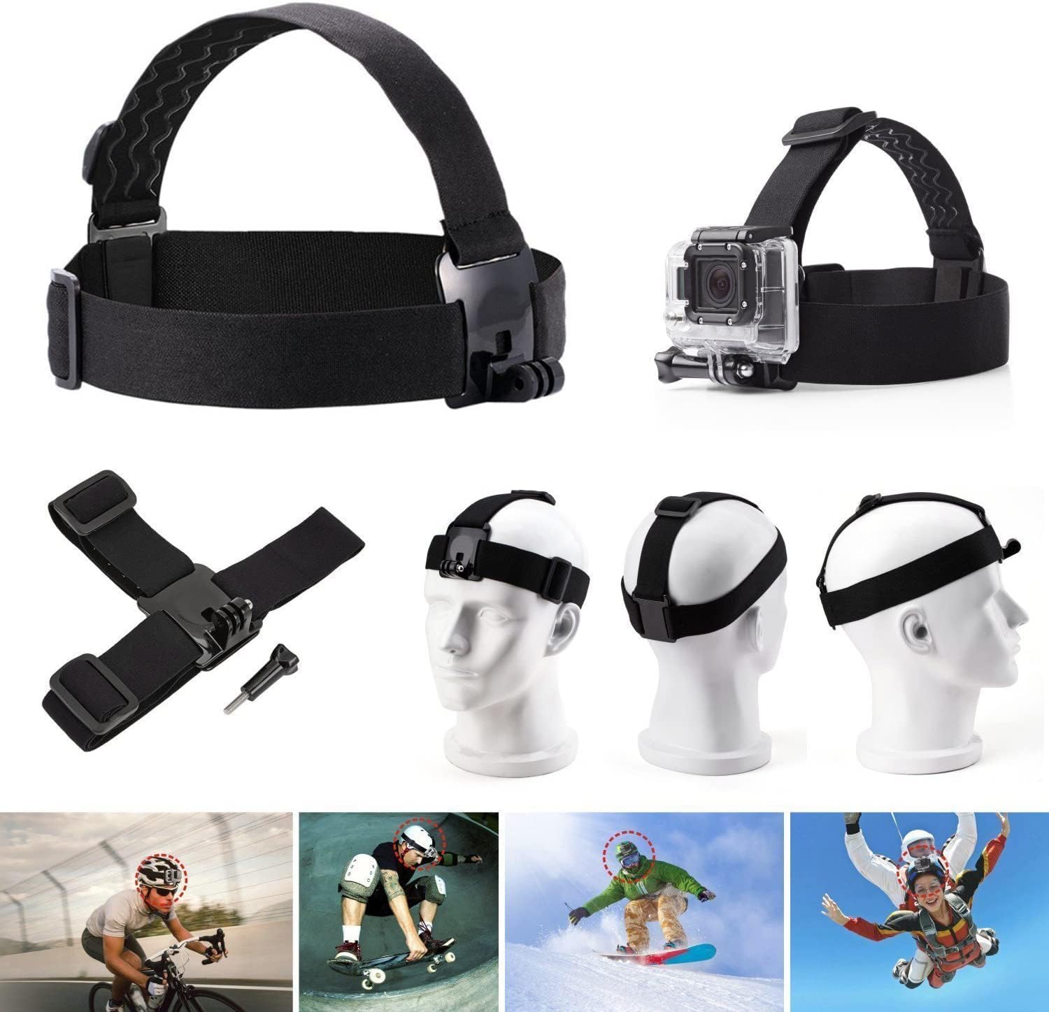 Kit d'accessoires : Support de - Action Camera Chest Strap Harness Mount avis et prix